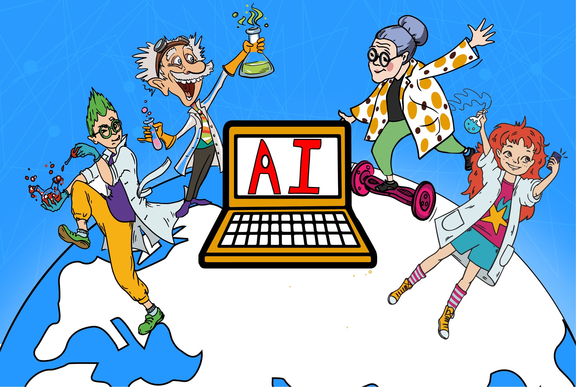 Ученая семейка и Искусственный интеллект!