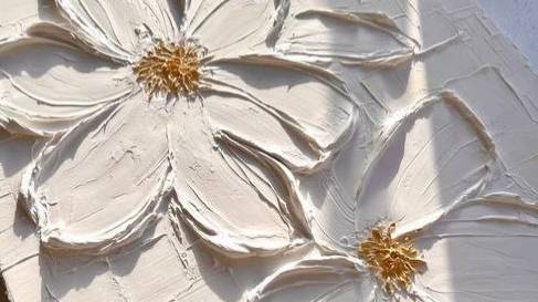 Объёмная картина мастихином в Севкабель Порт: мастер-класс по живописи на Васильевском острове, СПб