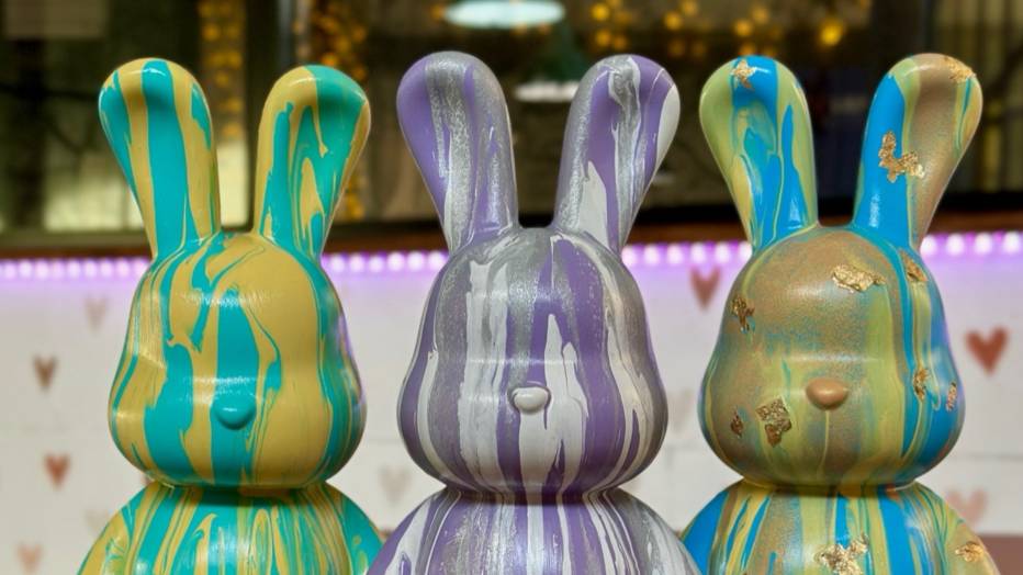 Создаем копилки и декоративные фигурки в технике флюид-арт